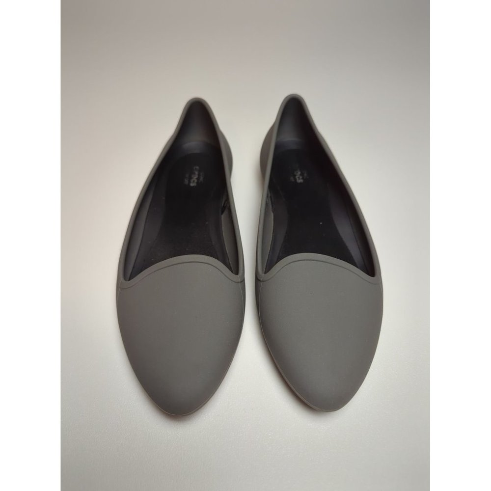 CROC'S Women's Eve Ballet Flats Gray 7